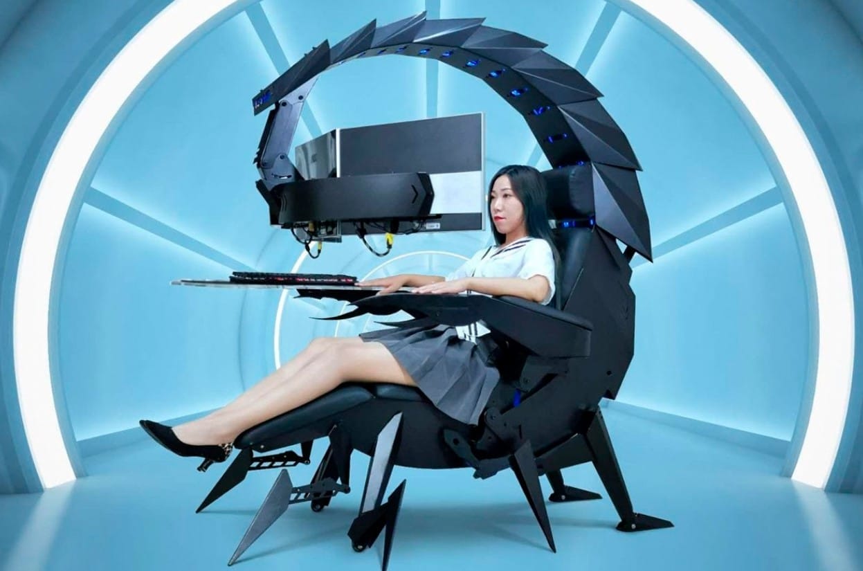 Cluvens Scorpion Gaming Stuhl Computer Cockpit fur 3000 Euro