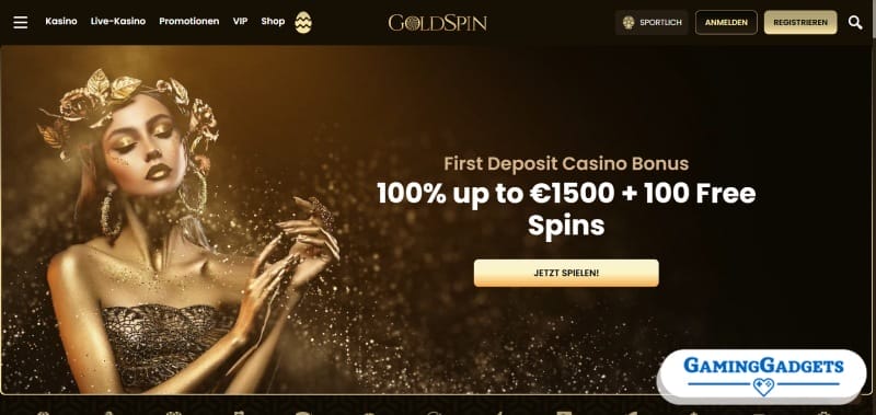 Goldspin beste deutsche Casinoseite