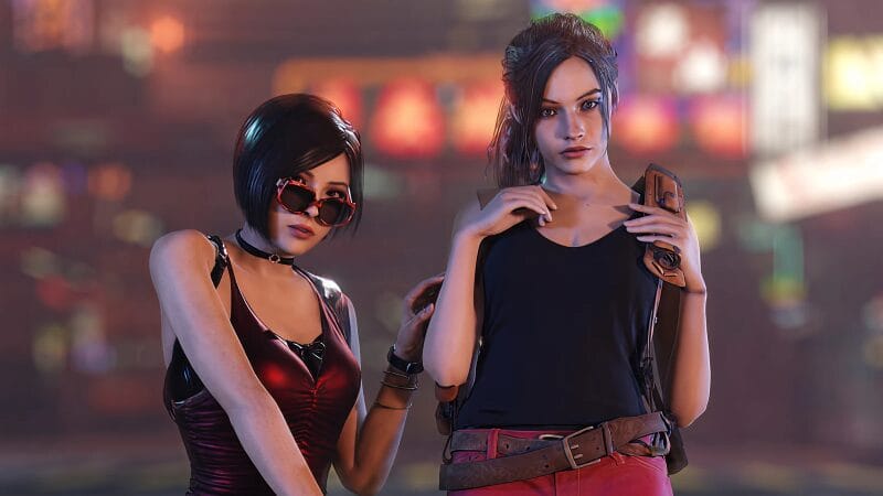 Claire Redfield Ada Wong sexy